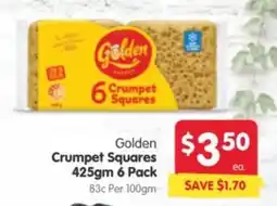 Spar Golden Crumpet Squares offer