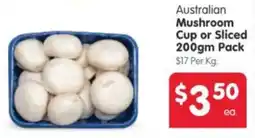 Spar Australian Mushroom offer
