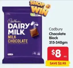 Spar Cadbury Dairy Milk Milk Chocolate offer
