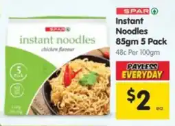 Spar SPAR instant noodles offer