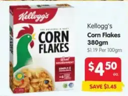 Spar Kellogg's Corn Flakes offer