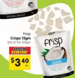 Spar Frisp Coconut Crisps offer