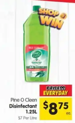 Spar Pine O Cleen Disinfectant offer