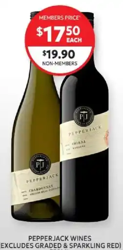 Harry Brown Pepperjack Wines offer