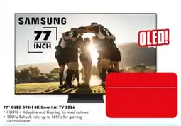 The Good Guys Samsung 77" OLED S90H 4K Smart AI TV 2026 offer