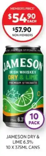 Harry Brown Jameson Dry & Lime offer