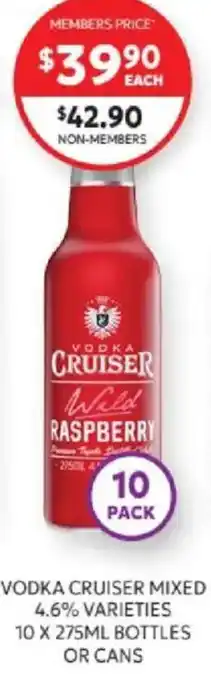 Vodka Cruiser Mixed Varieties