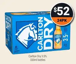 Super Cellars Carlton Dry 3.5% offer