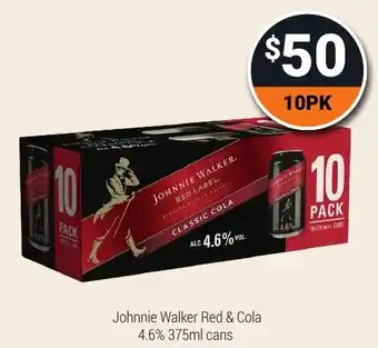 Johnnie Walker Red & Cola