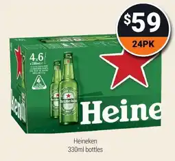 Super Cellars Heineken 330ml bottles offer