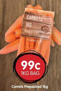 Spudshed Carrots spudished offer