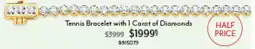 Angus & Coote Tennis Bracelet with 1 Carat of Diamonds offer
