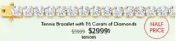 Angus & Coote Tennis Bracelet with 1 Carats of Diamonds offer