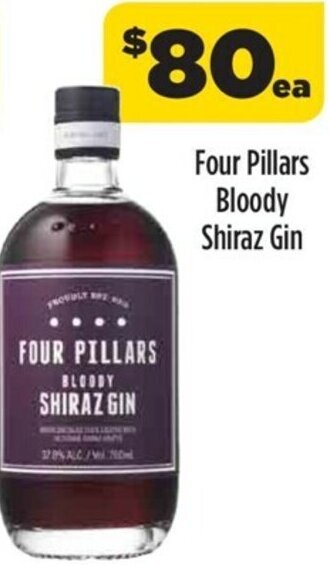 Liquorland Four Pillars Bloody Shiraz Gin offer
