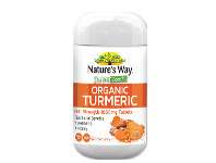 Nature’s Way Superfoods Organic Turmeric 60 Tablets