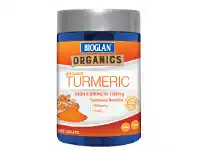 Good Price Pharmacy Bioglan Organic Tumeric 100 Tablets offer