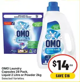 IGA OMO Laundry Capsules offer