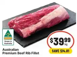 IGA Australian Premium Beef Rib Fillet offer