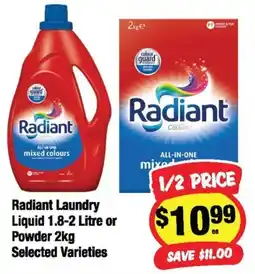 CORNETTS Radiant Laundry offer