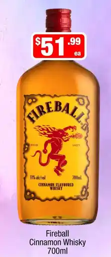 Liquor Stax Fireball Cinnamon Whisky offer