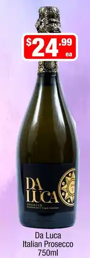 Liquor Stax Da Luca Italian Prosecco offer