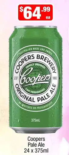 Liquor Stax Coopers Pale Ale offer