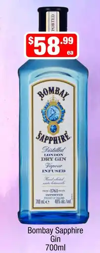 Liquor Stax Bombay Sapphire Gin offer