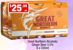 Liquor Stax Great Northern Alcoholic Ginger Beer offer