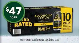 Bottler Hard Rated Alcoholic Lemon offer