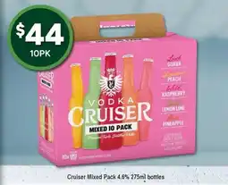 Bottler Cruiser Mixed Pack offer
