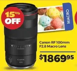 Teds Cameras Canon RF 100mm F2.8 Macro Lens offer