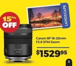 Teds Cameras Canon RF 16-28mm F2.8 STM Zoom offer