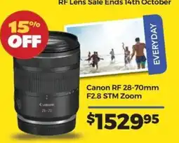 Teds Cameras Canon RF 28-70mm F2.8 STM Zoom offer