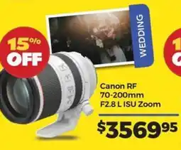 Teds Cameras Canon RF 70-200mm F2.8 L ISU Zoom offer