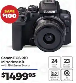 Teds Cameras Canon EOS R10 Mirrorless Kit offer