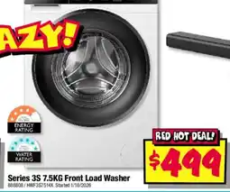 JB Hi-Fi Series 3S 7.5KG Front Load Washer offer