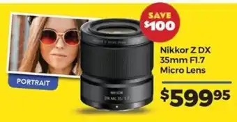 Nikkor Z DX 35mm F1.7 Micro Lens