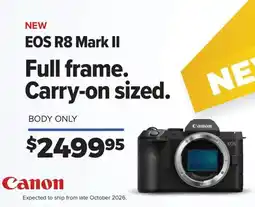 Teds Cameras Canon EOS R8 Mark II offer