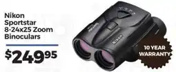 Teds Cameras Nikon Sportstar 8-24x25 Zoom Binoculars offer