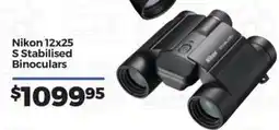Teds Cameras Nikon 12x25 S Stabilised Binoculars offer