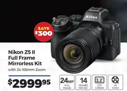 Teds Cameras Nikon Z5 II Full Frame Mirrorless Kit offer