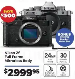 Teds Cameras Nikon Zf Full Frame Mirrorless Body offer