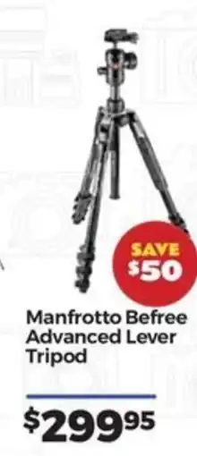 Teds Cameras Manfrotto Befree Advanced Lever Tripod offer