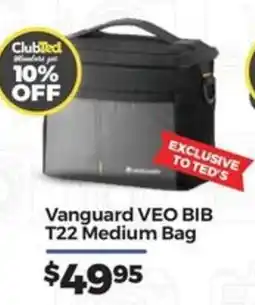 Teds Cameras Vanguard VEO BIB T22 Medium Bag offer