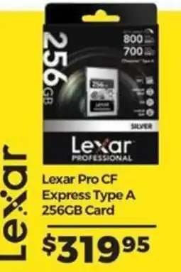Teds Cameras Lexar Pro CF Express Type A 256GB Card offer