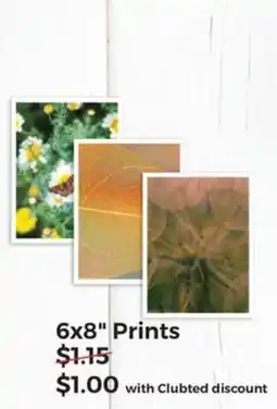 Teds Cameras 6x8" Prints offer
