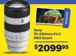 Teds Cameras Sony 70-200mm F4 G MKII Zoom offer