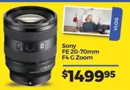 Teds Cameras Sony FE 20-70mm F4 G Zoom offer