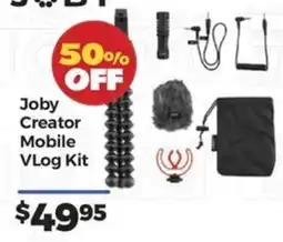Teds Cameras Joby Creator Mobile VLog Kit offer