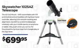 Teds Cameras Skywatcher 1025AZ Telescope offer